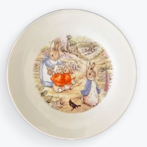 The World of Beatrix Potter Peter Rabbit Plate Reutter Porzellan Germany